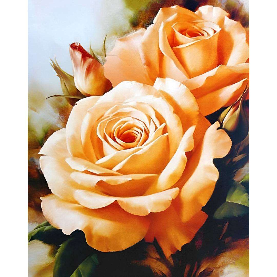 Bouquet of Tea Roses | Diamond Painting