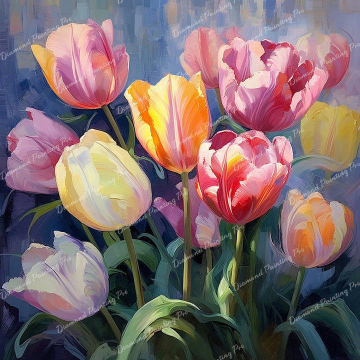 Delicate Tulips | Diamond Painting