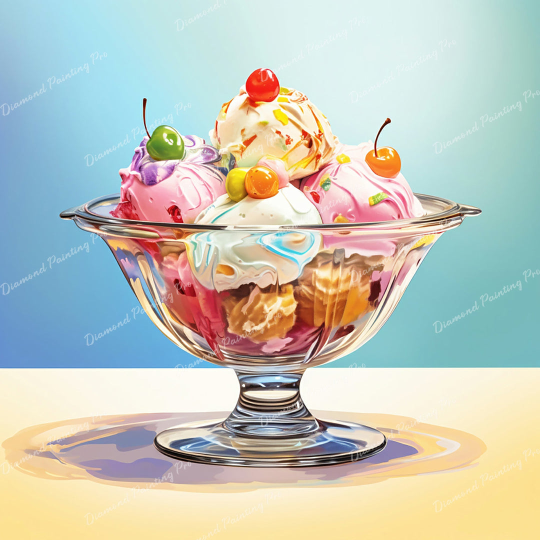 Colorful Ice Cream Delights | Diamond Painting