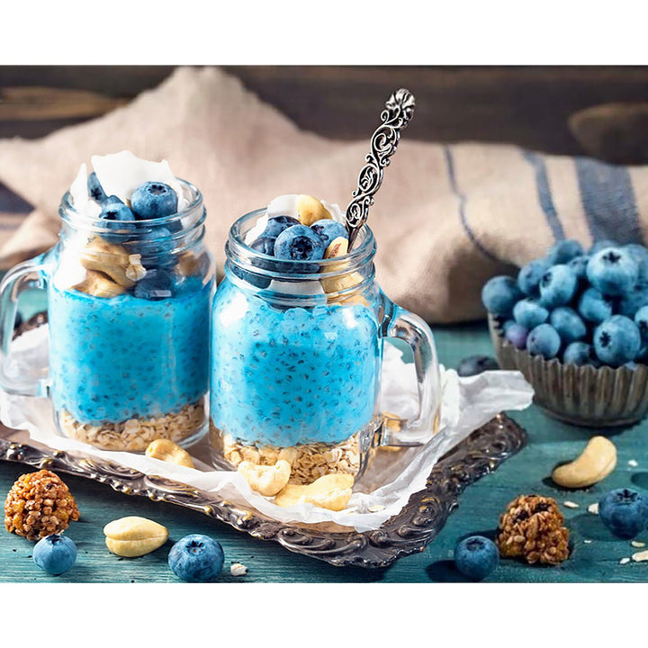 Chia Seeds & Blueberries Pudding | Diamond Painting