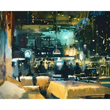 Cozy Restaurant | Diamond Painting Design - Full Drill Diamond Art with 5d Square or Round Diamonds - AB Drills Available