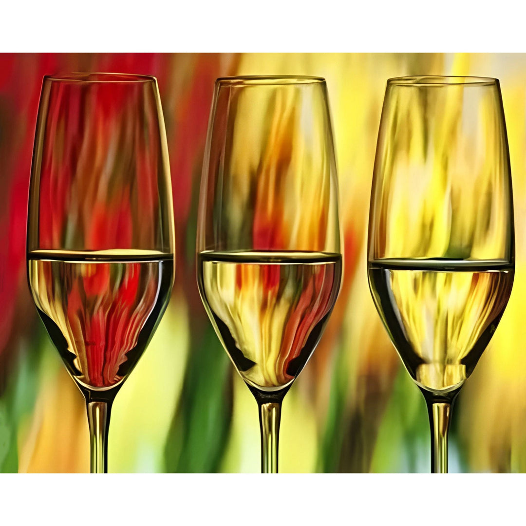 Multicolor Wine Glass | Diamond Painting