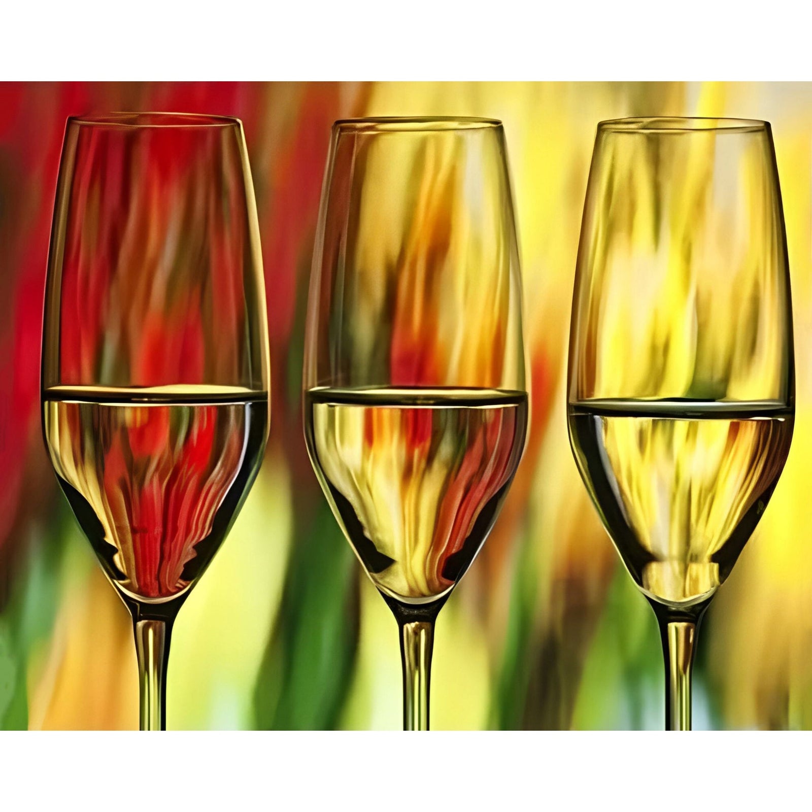 Multicolor Wine Glass | Diamond Painting Design - Full Drill Diamond Art with 5d Square or Round Diamonds - AB Drills Available