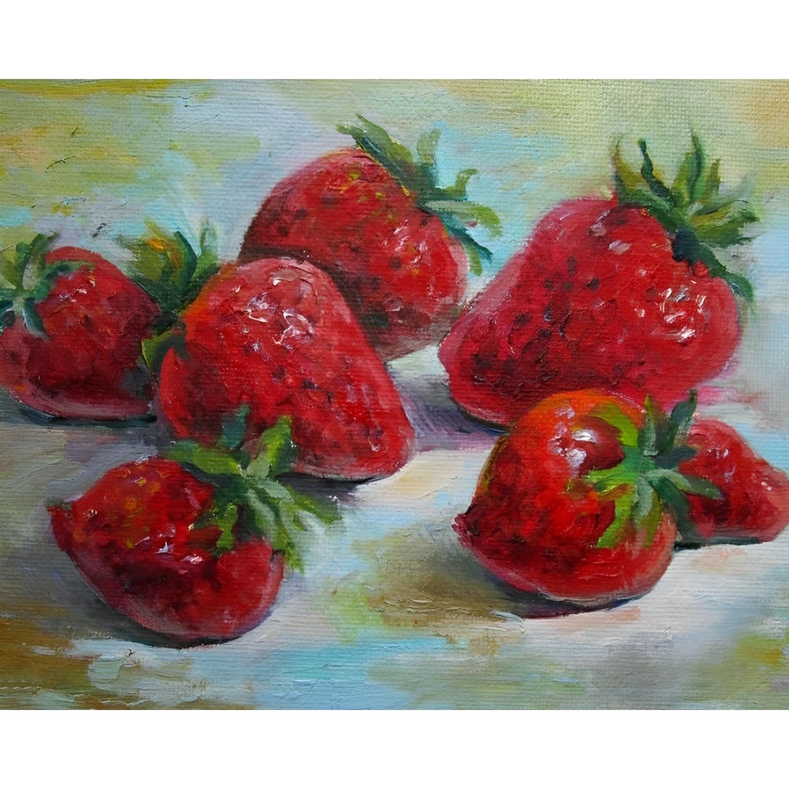 Strawberries | Diamond Painting Design - Full Drill Diamond Art with 5d Square or Round Diamonds - AB Drills Available