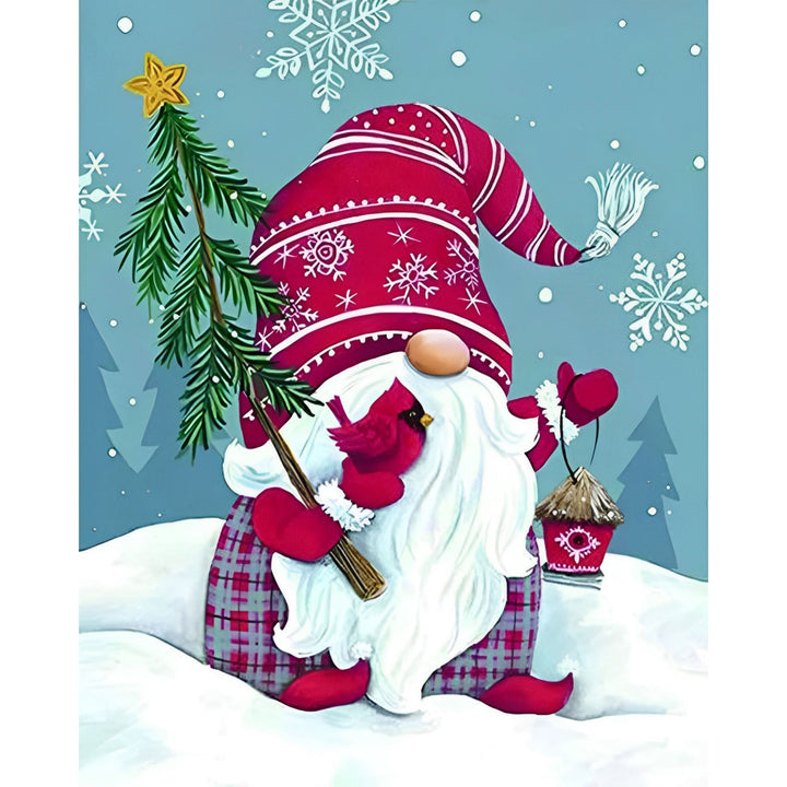 Christmas Gnomes Santa Claus | Diamond Painting