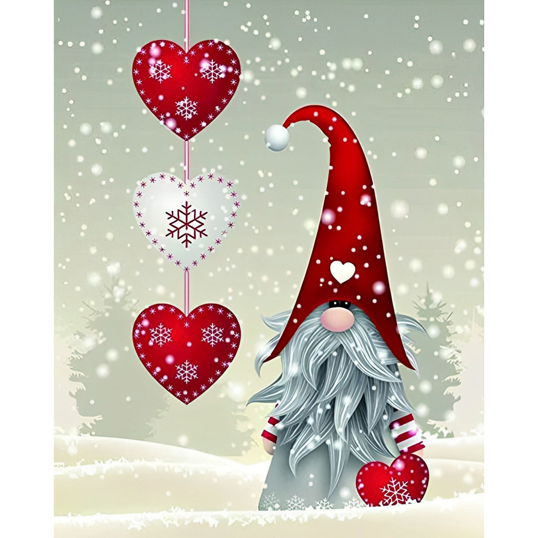 Christmas Snow Gnome | Diamond Painting