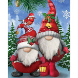 Christmas Gnomes Delight | Diamond Painting Design - Full Drill Diamond Art with 5d Square or Round Diamonds - AB Drills Available