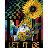 Sunflower Gnome | Diamond Painting Design - Full Drill Diamond Art with 5d Square or Round Diamonds - AB Drills Available
