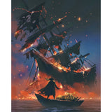 Stealing The Treasure | Diamond Painting Design - Full Drill Diamond Art with 5d Square or Round Diamonds - AB Drills Available