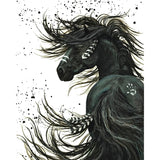Majestic Spirit Horse | Diamond Painting Design - Full Drill Diamond Art with 5d Square or Round Diamonds - AB Drills Available