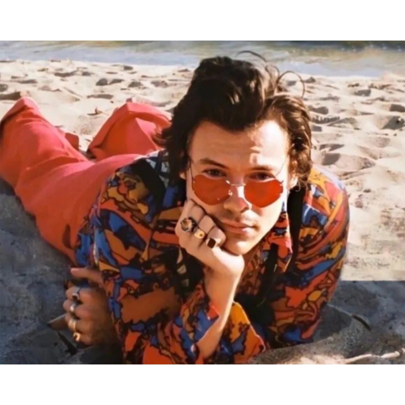 Harry Styles Malibu Beach | Diamond Painting Design - Full Drill Diamond Art with 5d Square or Round Diamonds - AB Drills Available