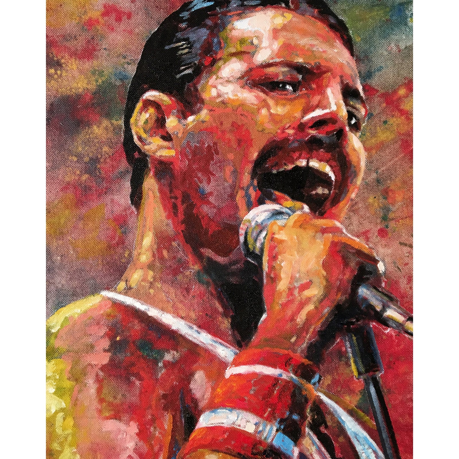 Farrokh Bulsara Freddie Mercury | Diamond Painting Design - Full Drill Diamond Art with 5d Square or Round Diamonds - AB Drills Available