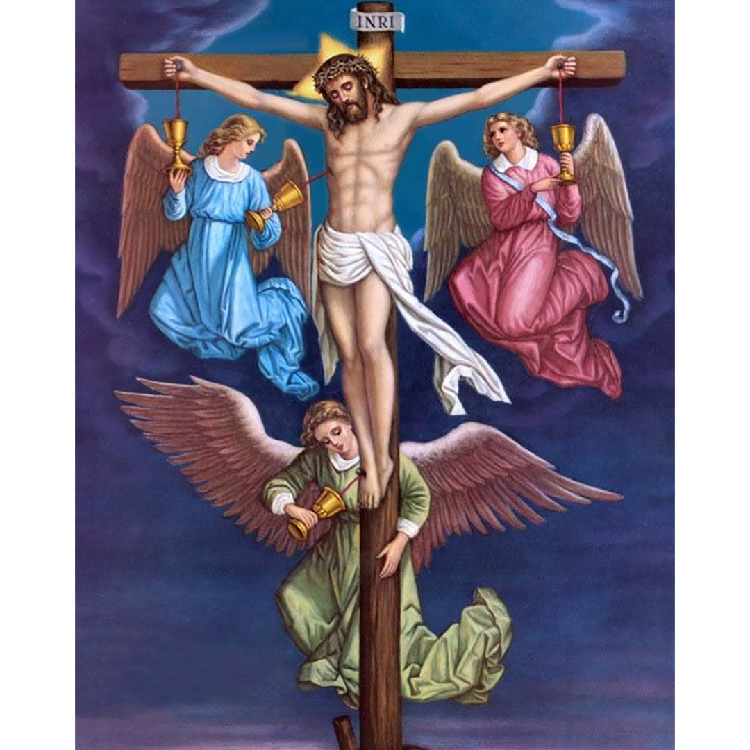 The Crucified Christ with Angels | Diamond Painting