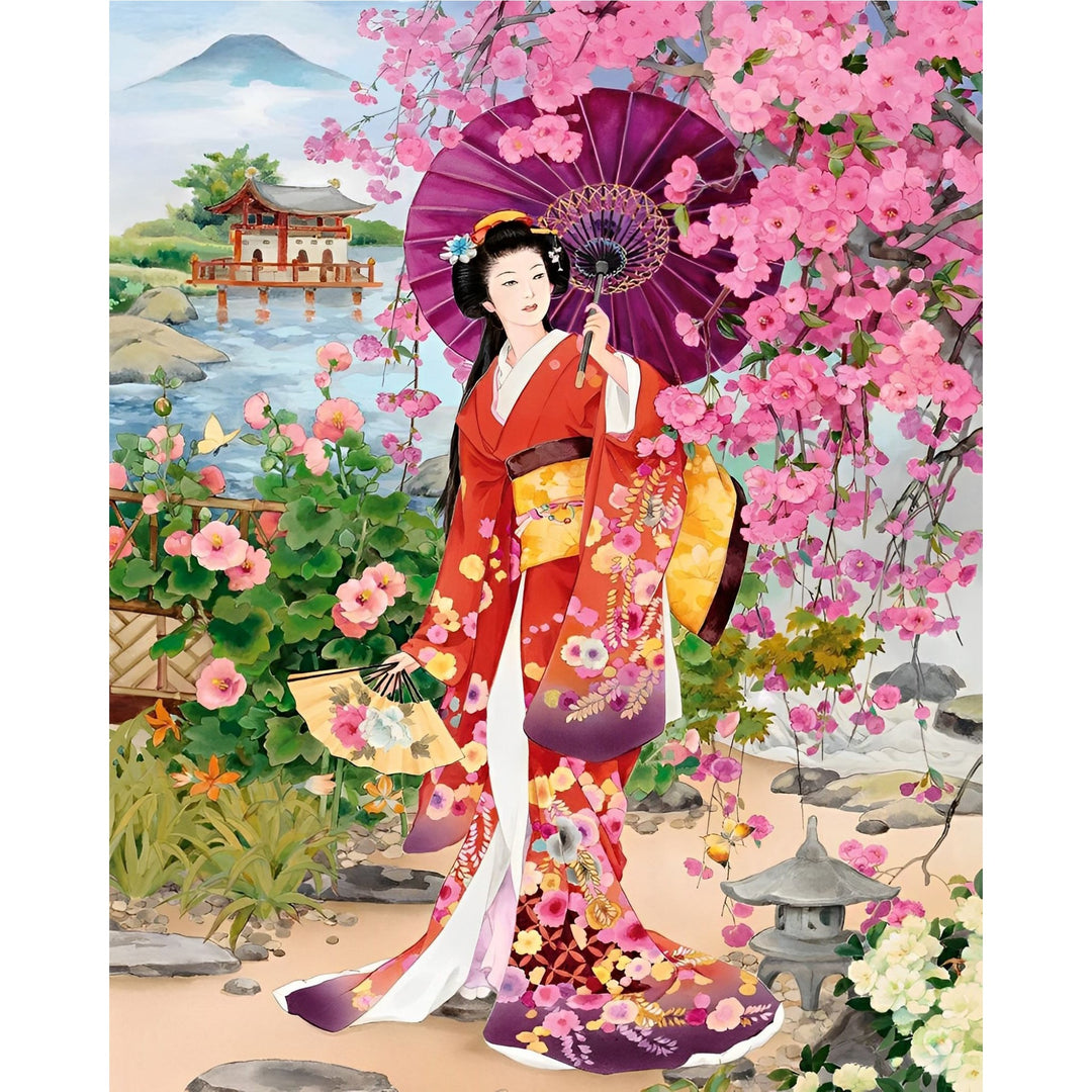 Sakura Geisha | Diamond Painting