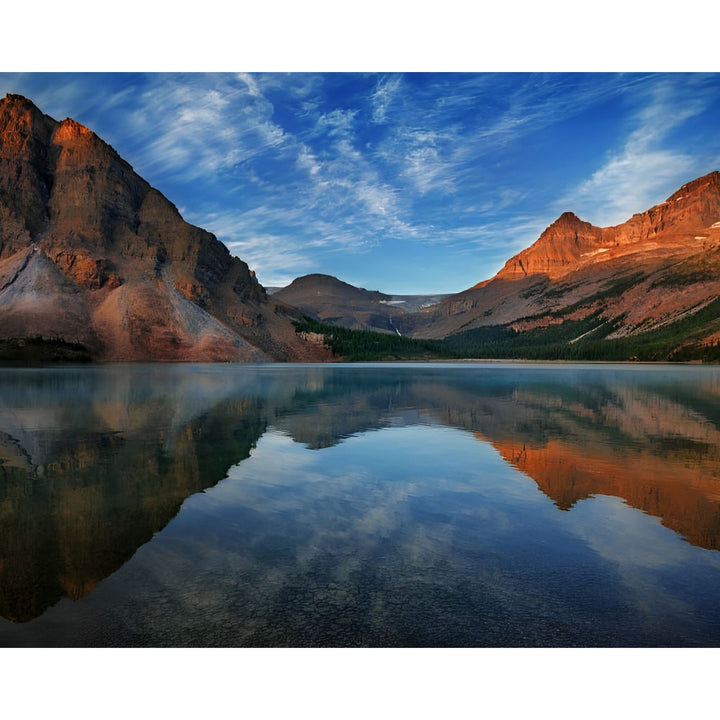 Bow Lake and Reflection in Morning | Diamond Painting