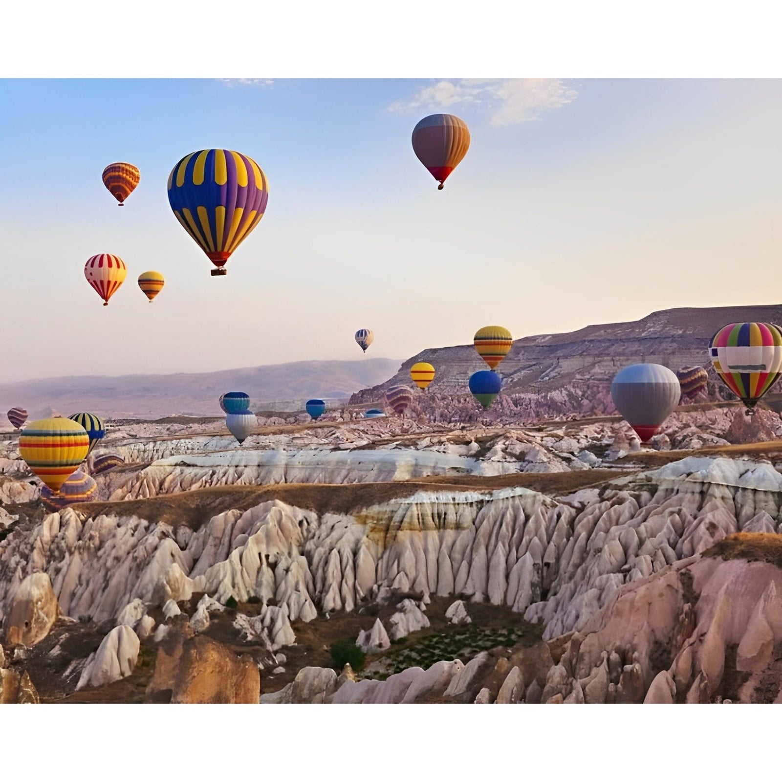 Hot Air Balloons over Cappadocia | Diamond Painting Design - Full Drill Diamond Art with 5d Square or Round Diamonds - AB Drills Available