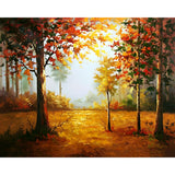 Forest in the Fall | Diamond Painting Design - Full Drill Diamond Art with 5d Square or Round Diamonds - AB Drills Available