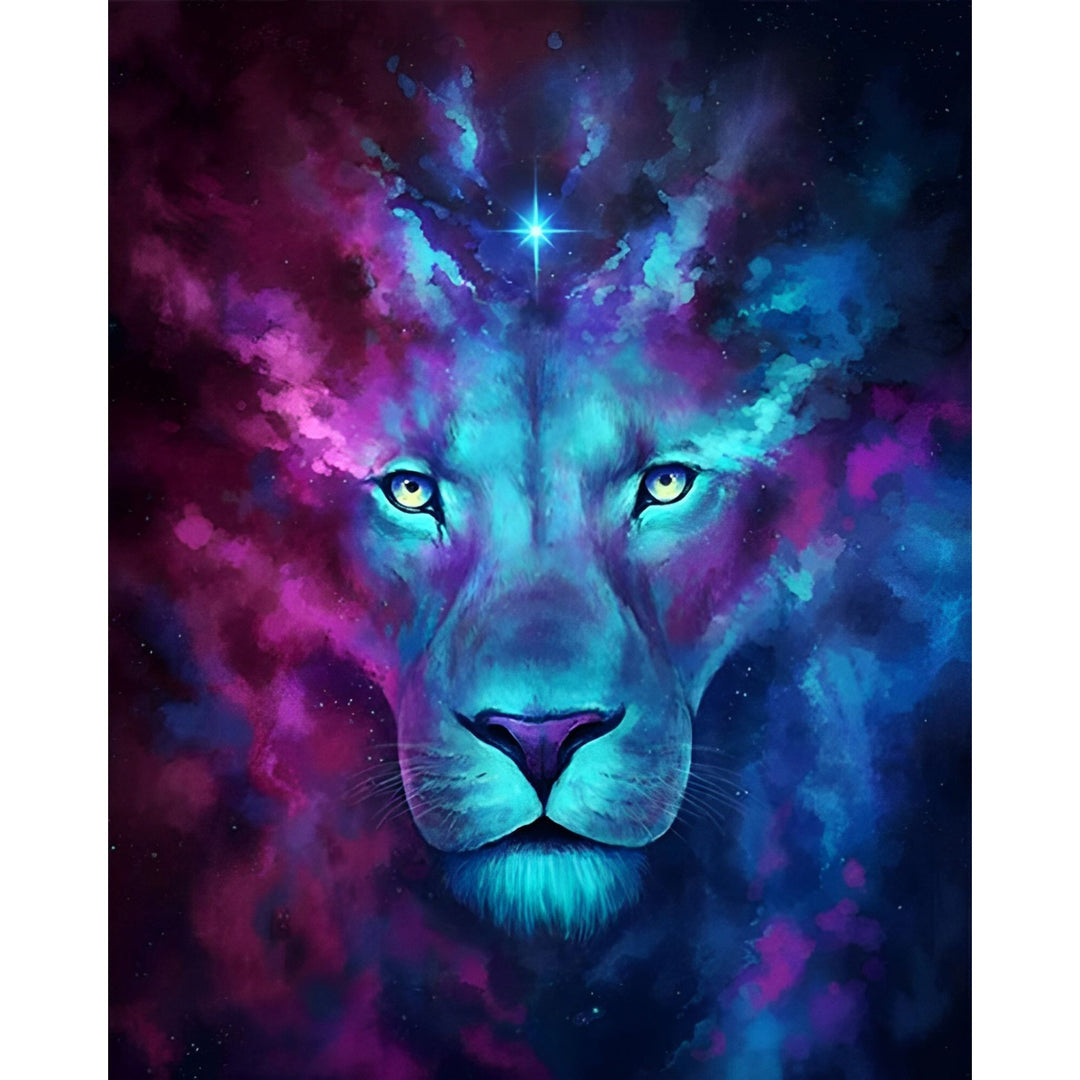 Galaxy lion | Diamond Painting