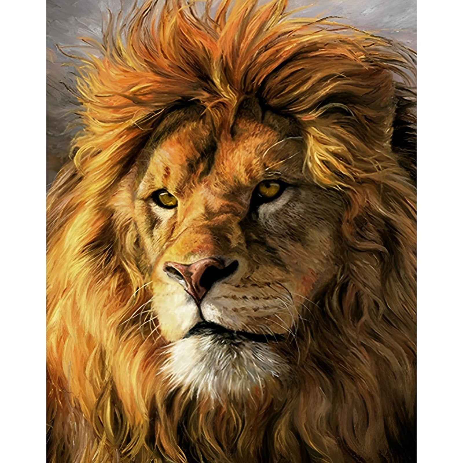 Lion King | Diamond Painting Design - Full Drill Diamond Art with 5d Square or Round Diamonds - AB Drills Available