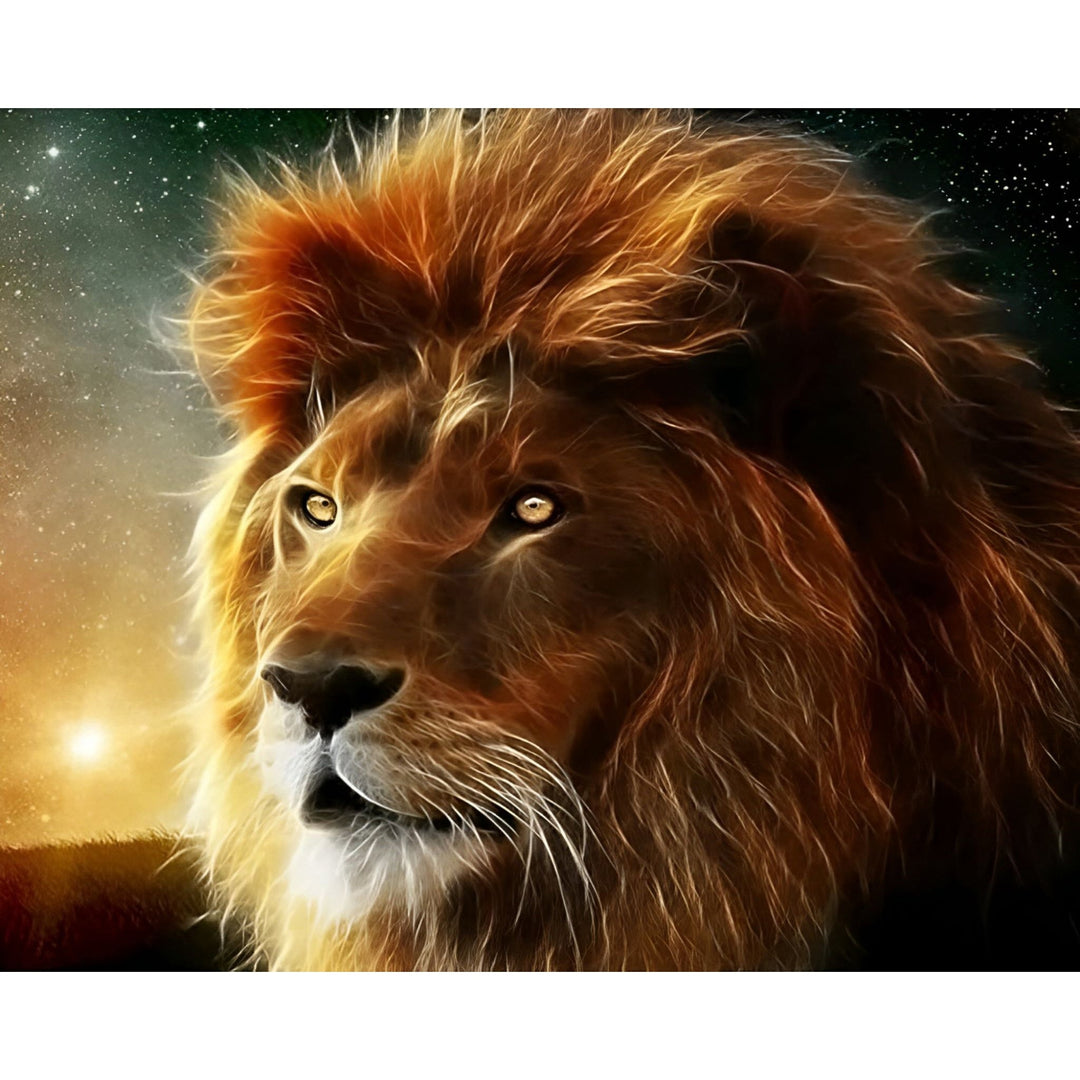 Starry Lion | Diamond Painting
