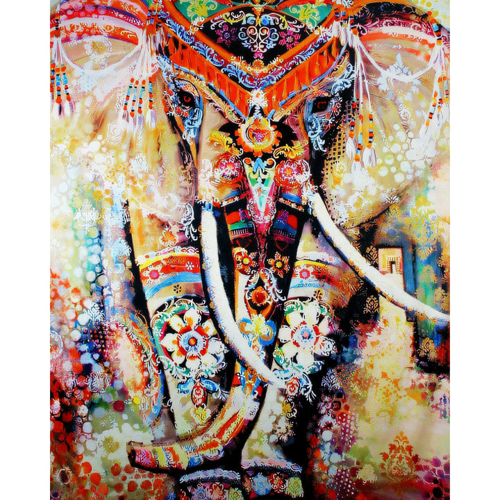Rainbow Elephant Mandala | Diamond Painting