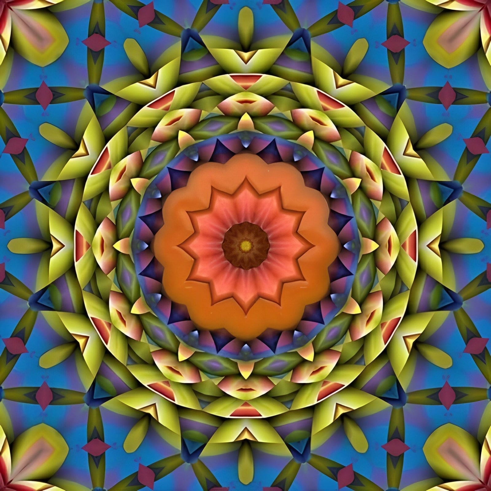 Psychedelic Mandalas | Diamond Painting Design - Full Drill Diamond Art with 5d Square or Round Diamonds - AB Drills Available