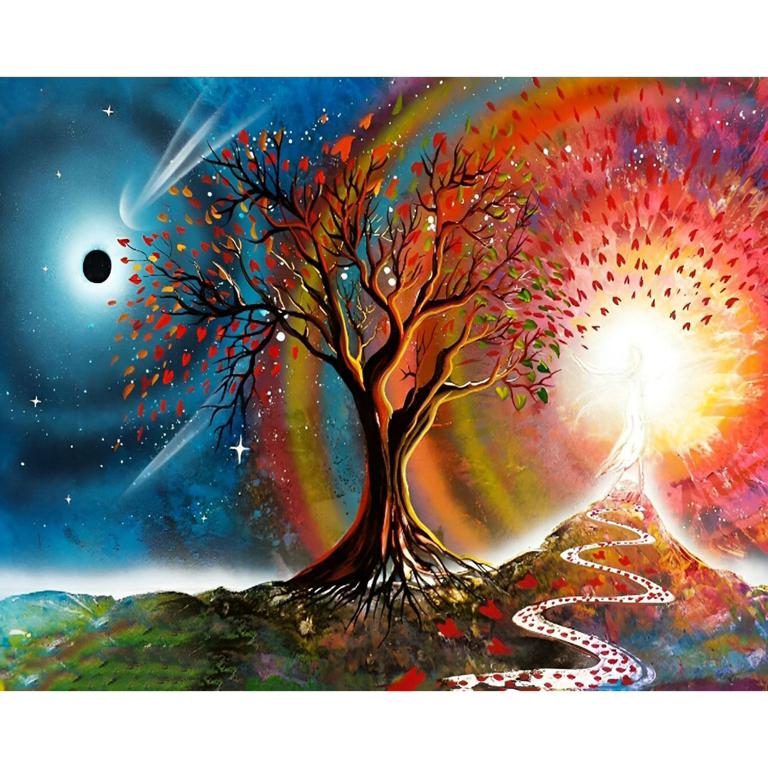 Ice and Fire Sun and Moon | Diamond Painting