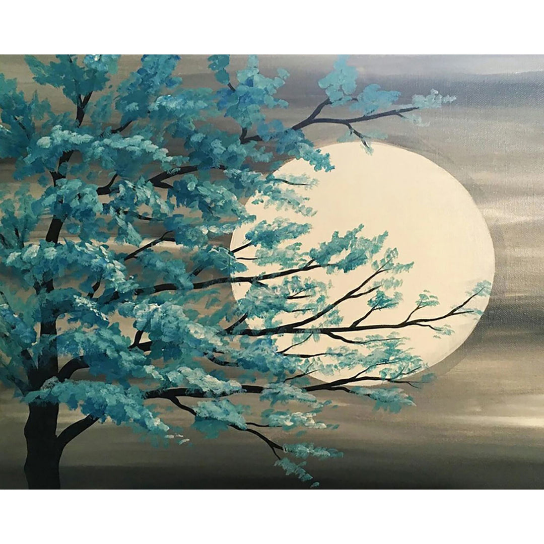 Moon Tree Landscape | Diamond Painting
