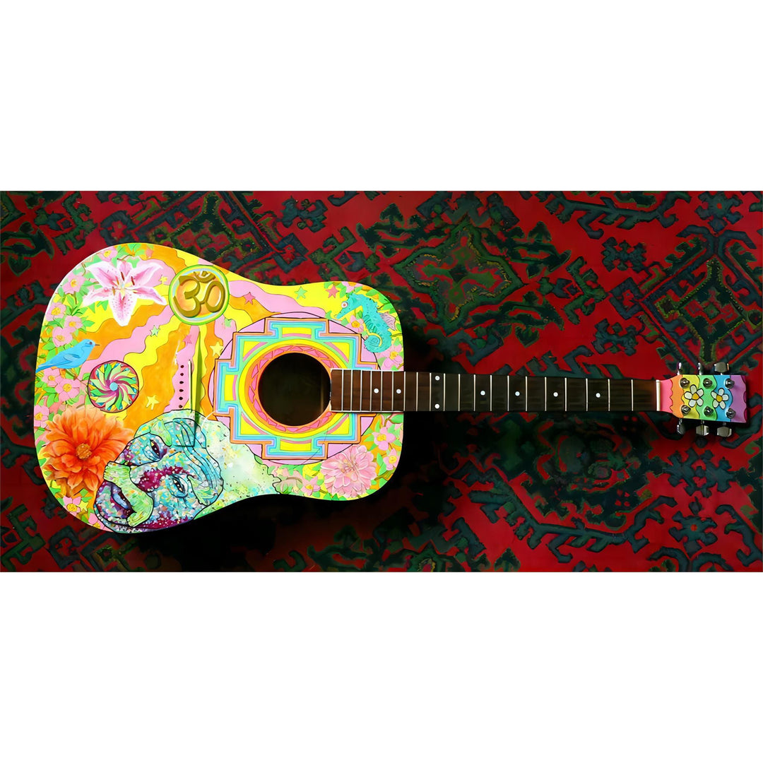 Hippie Guitar | Diamond Painting