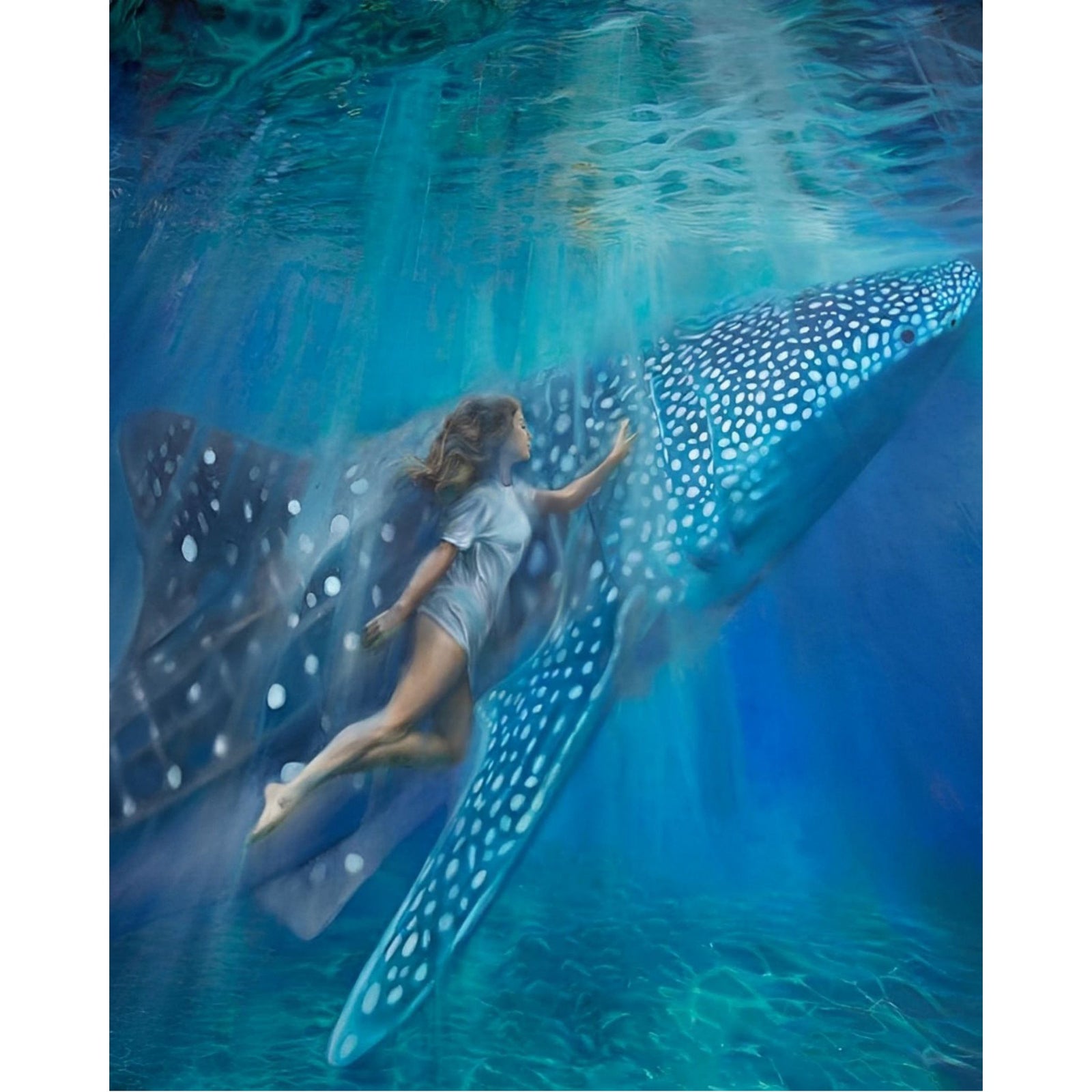 Ocean Ride Along | Diamond Painting Design - Full Drill Diamond Art with 5d Square or Round Diamonds - AB Drills Available