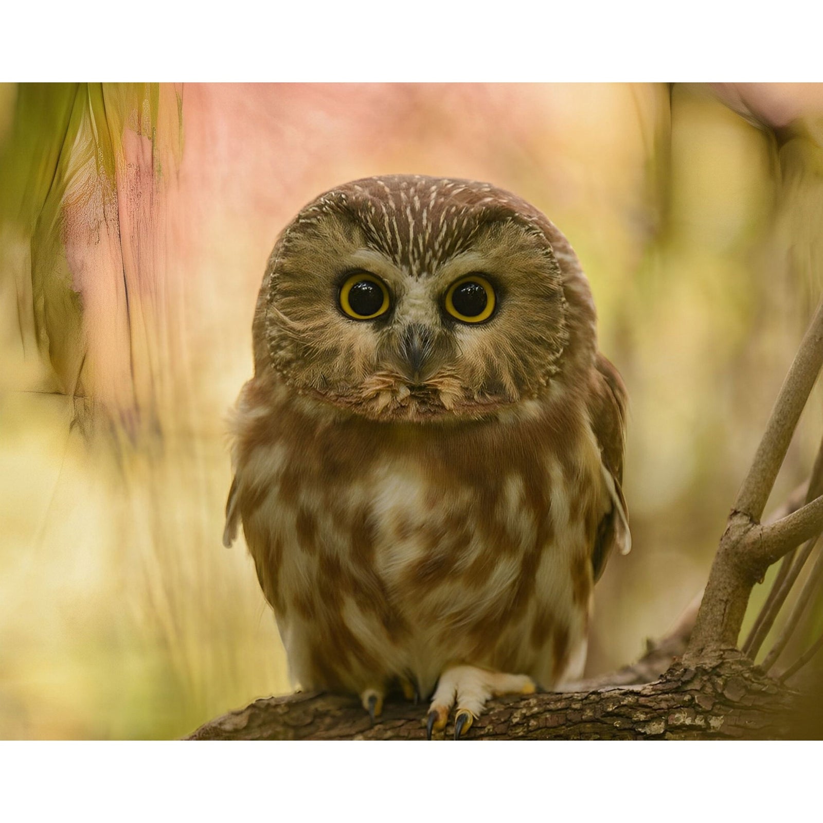 Cute Owl | Diamond Painting Design - Full Drill Diamond Art with 5d Square or Round Diamonds - AB Drills Available