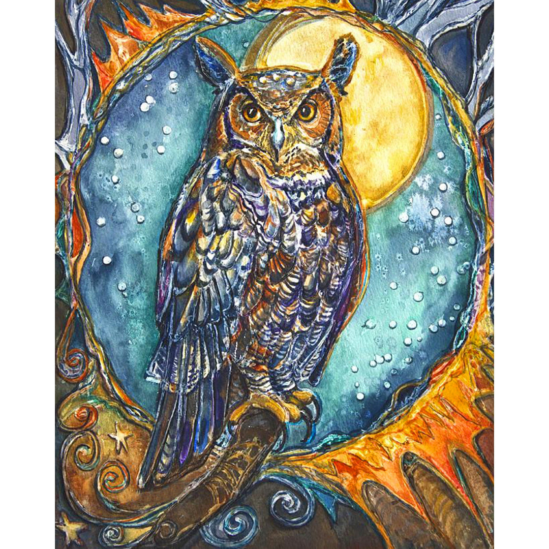 Brother Owl Diamond Painting