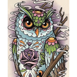 Trippy Hoot | Diamond Painting Design - Full Drill Diamond Art with 5d Square or Round Diamonds - AB Drills Available