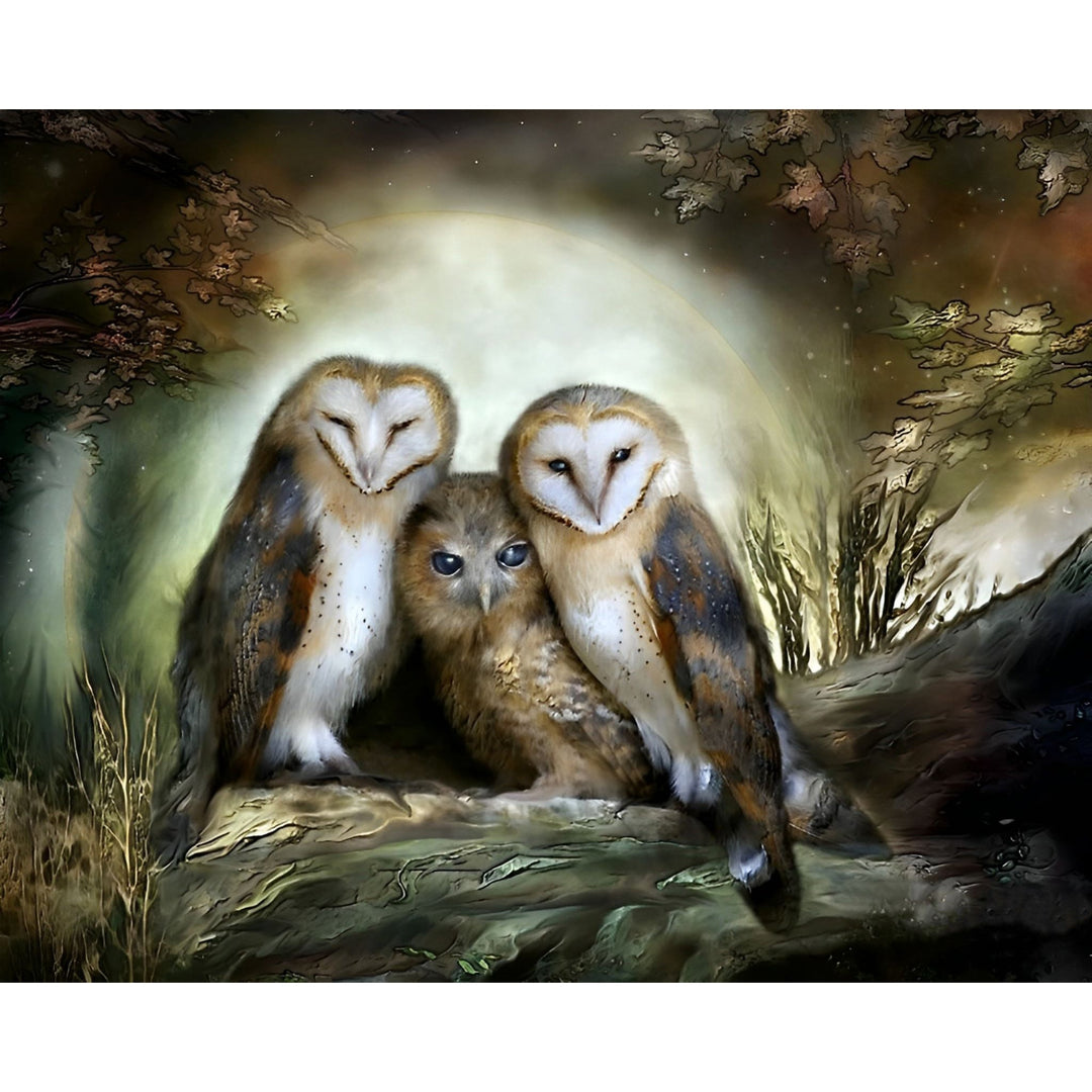 Three Owl Moon | Diamond Painting