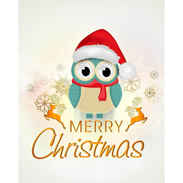 Merry Christmas Owl | Diamond Painting