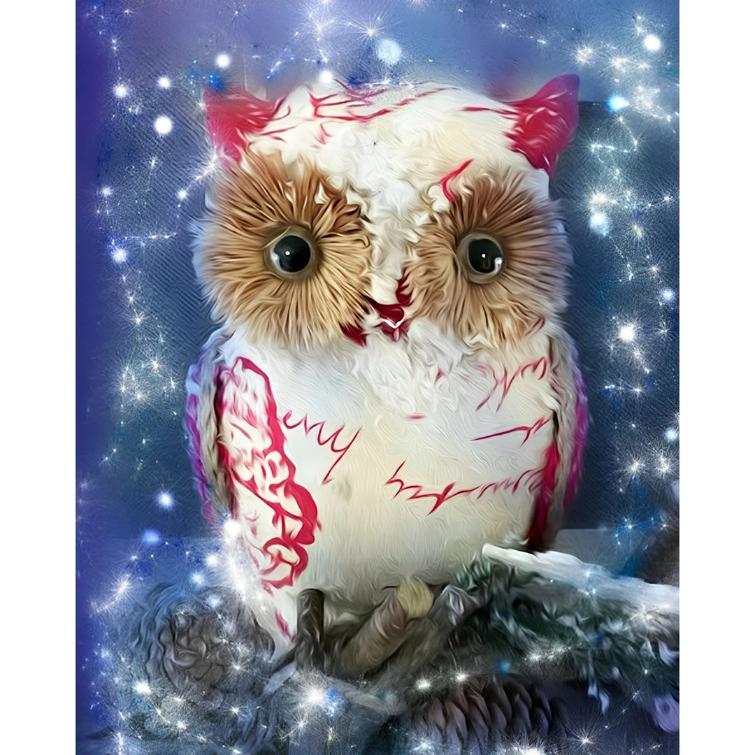 Sparkle Owl | Diamond Painting