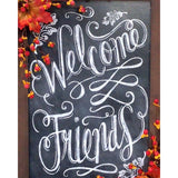Welcome Friends | Diamond Painting Design - Full Drill Diamond Art with 5d Square or Round Diamonds - AB Drills Available