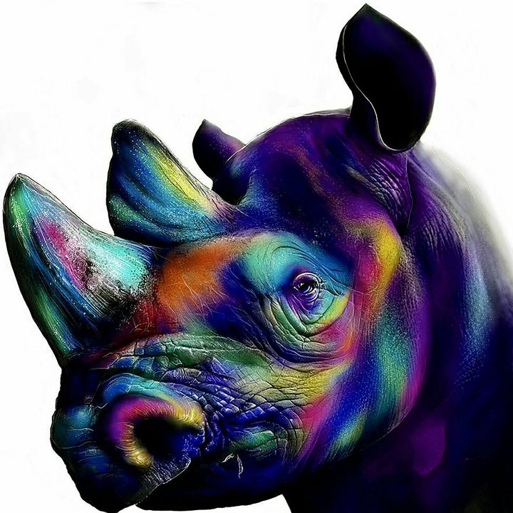 Rhinoceros | Diamond Painting