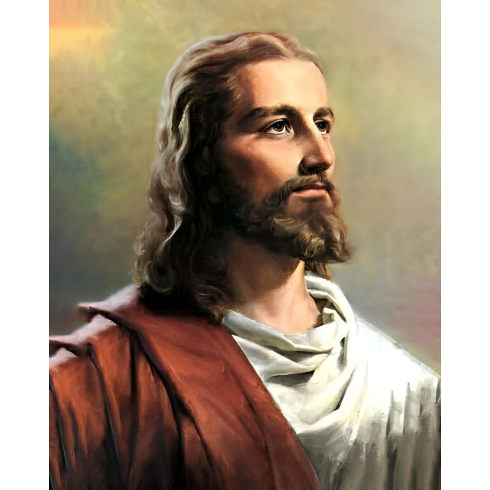 Portrait of Christ | Diamond Painting Design - Full Drill Diamond Art with 5d Square or Round Diamonds - AB Drills Available