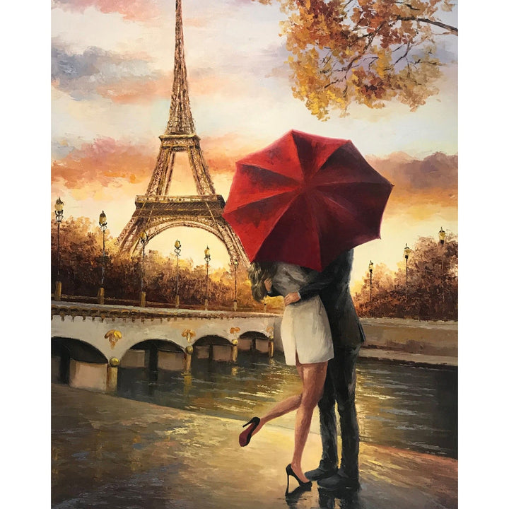 Eiffel Tower and Couple | Diamond Painting