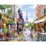 Paris Eiffel Tower | Diamond Painting Design - Full Drill Diamond Art with 5d Square or Round Diamonds - AB Drills Available