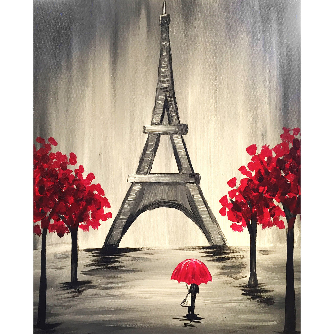 Tree and Eiffel Tower | Diamond Painting