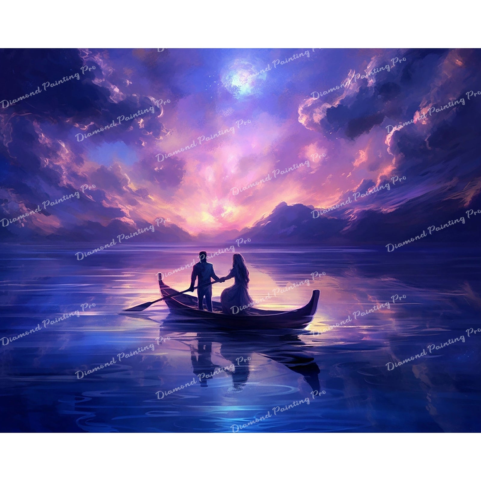 Twilight Voyage | Diamond Painting Design - Full Drill Diamond Art with 5d Square or Round Diamonds - AB Drills Available