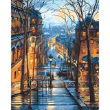 Romantic Walk | Diamond Painting Design - Full Drill Diamond Art with 5d Square or Round Diamonds - AB Drills Available