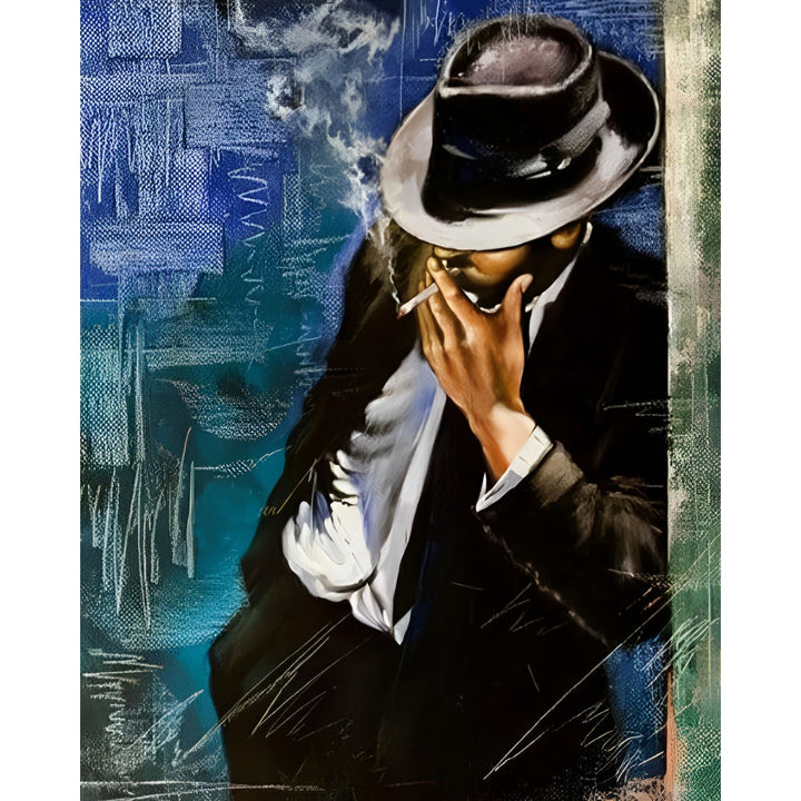 Smoking Man | Diamond Painting