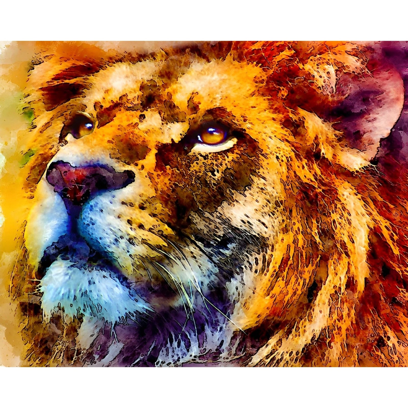 Hope Lion | Diamond Painting Design - Full Drill Diamond Art with 5d Square or Round Diamonds - AB Drills Available