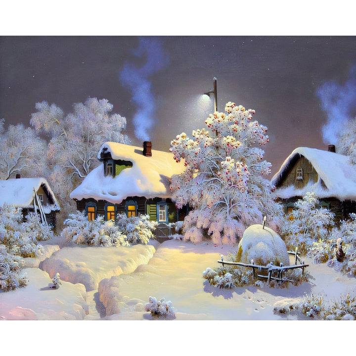 Winter Snow Villa | Diamond Painting