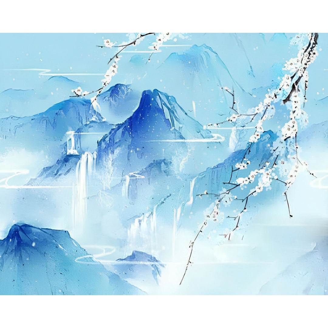 Snow Covered Mountain | Diamond Painting