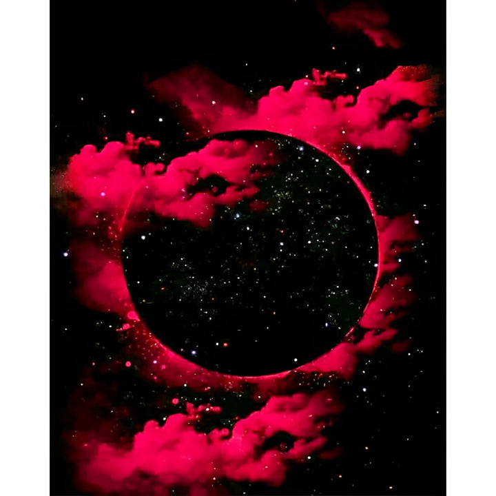 Red and Black Galaxy | Diamond Painting