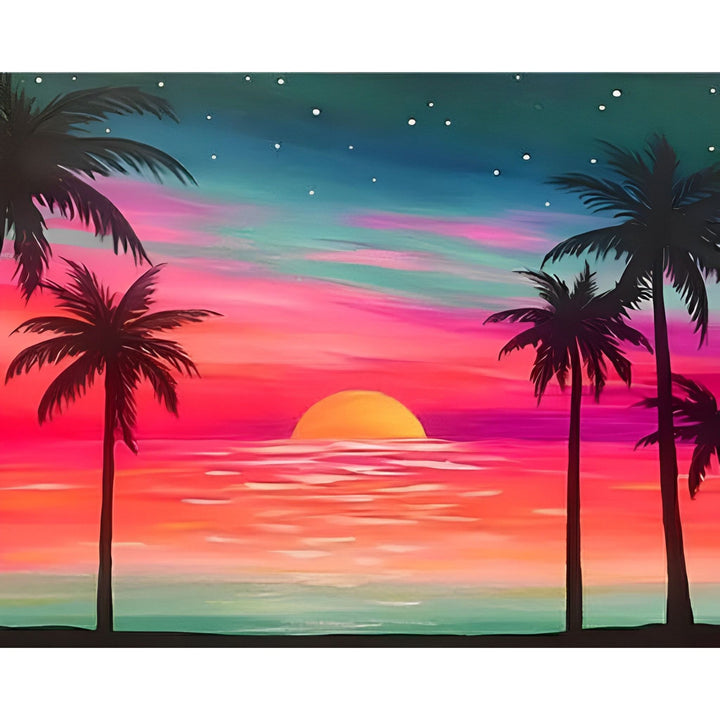 Summer Beach Sunset | Diamond Painting